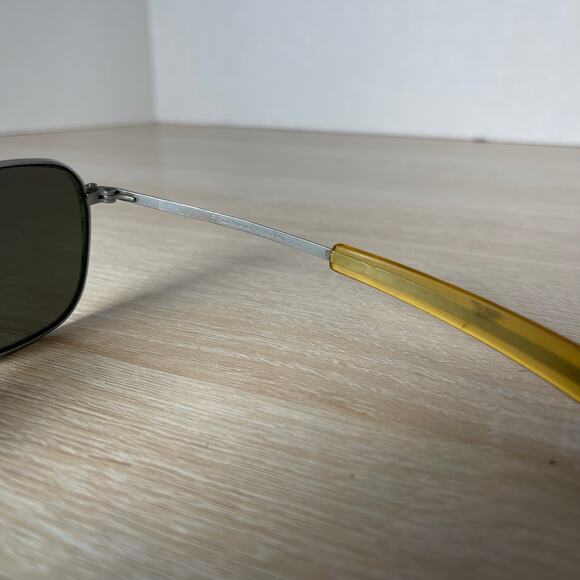 Vintage Randolph Engineering Mil-Spec 5 1/2 Sunglasses Matte Chrome READ 52-20 - Picture 7 of 13